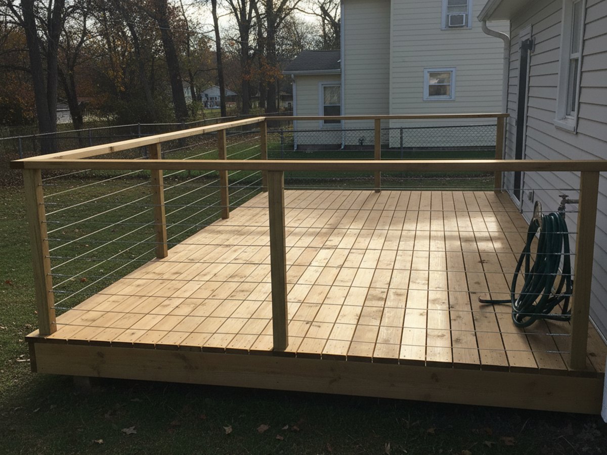 Deck Staining & Sealing completed by Valley Deck Solutions in Milwaukee, WI
