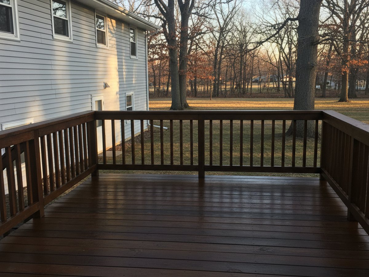 Composite Decking Installation completed by Valley Deck Solutions in Racine, WI