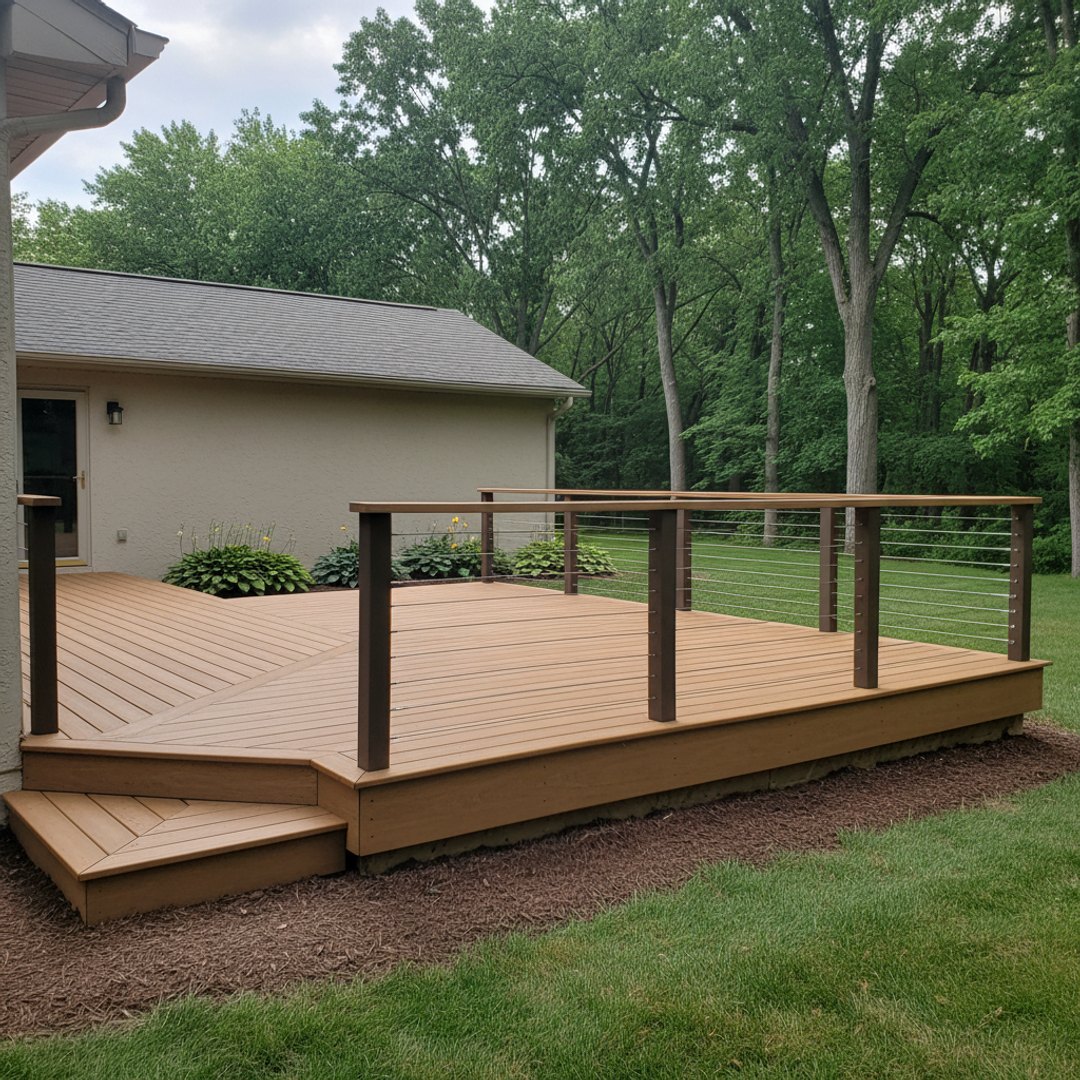 Deck Repair completed by Valley Deck Solutions in Oak Creek, WI