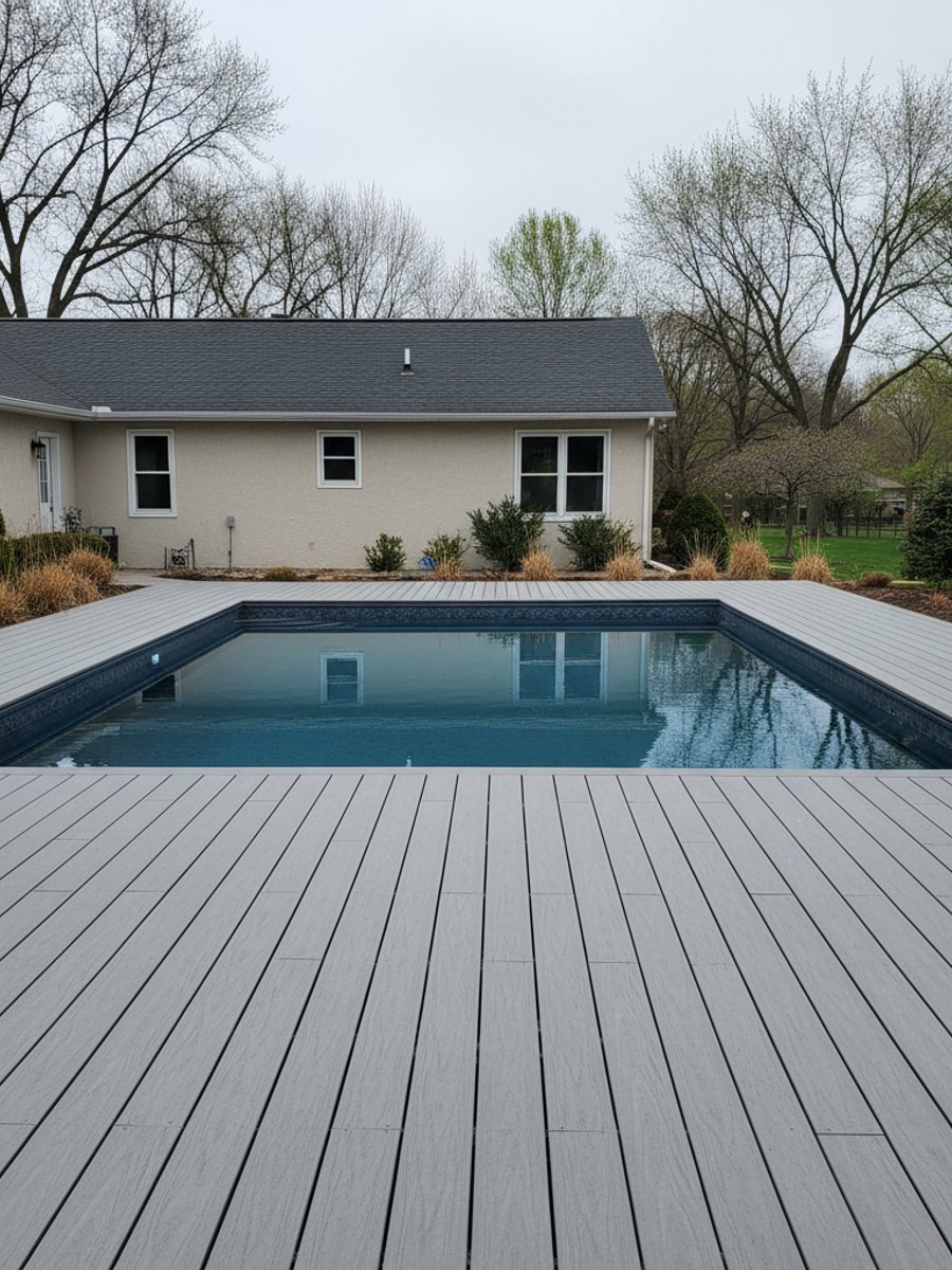 Composite Decking Installation completed by Valley Deck Solutions in West Allis, WI