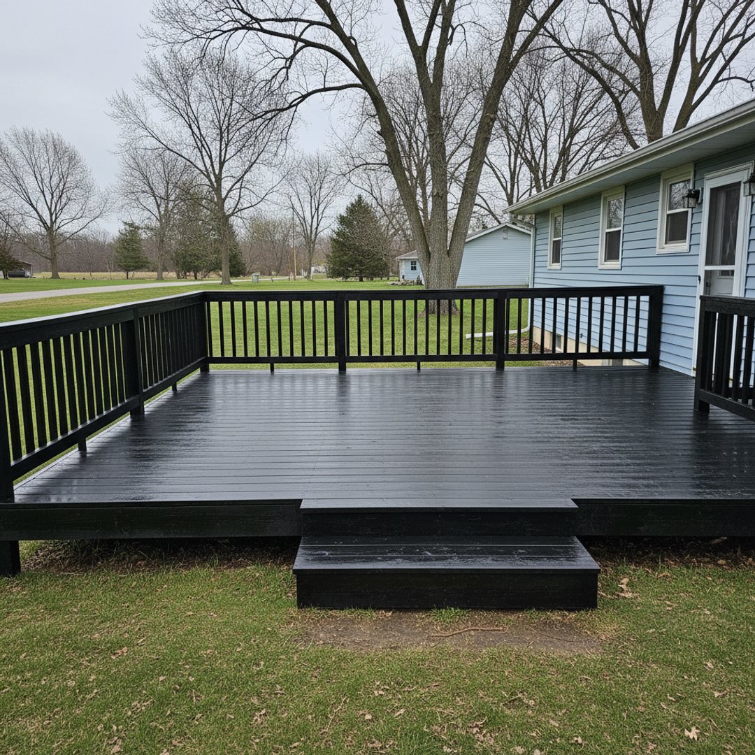 Deck Staining & Sealing completed by Valley Deck Solutions in Muskego, WI